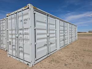lot 800 image: One-Trip Shipping Container - Secure Storage  Conex - Four Side Doors