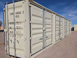 lot 804 image: One-Trip Shipping Container - Secure Storage  Conex - Four Side Doors