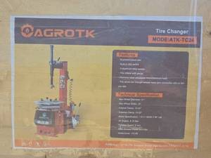 lot 4337 image: AGROTK Professional Tire Changer Machine ATK-TC24