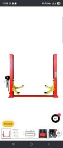 lot 4341 image: 10000 lb Capacity Two-Post Auto Car Lift ATK-B1000