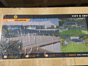 lot 4457 image: 11ft x 19ft All-Steel Carport with Open Sidewalls