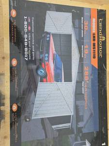 lot 4458 image: Metal Garage Shed with Double Doors - 286 sq ft Storage Building LHR-MS1119 11x19ft