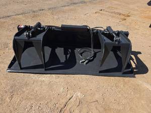 lot 4489 image: Unused 2026 JCT Heavy Duty Skid Steer Grapple Bucket 84