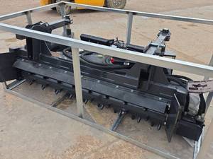 lot 4641 image: 72-inch Industrial Power Rake Attachment PR-12-72W