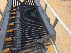 lot 4654 image: LandHonor 72-inch Skid Steer Rock Bucket RB-14-72W