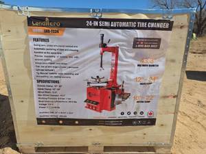 lot 4666 image: LandHero 24-inch Semi-Automatic Tire Changer LHR-TC24