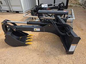 lot 4690 image: LandHonor BH-12-72D Big Arm Backhoe for Skidsteer