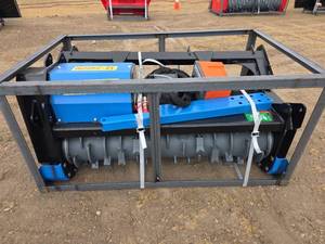 lot 4603 image: Raytree RMBD50 50-Inch Drum Mulcher Attachment for Skid-Steer