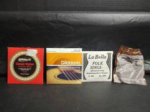 lot 28 image: Guitar Strings Set - DAddario and La Bella Mixed Lot