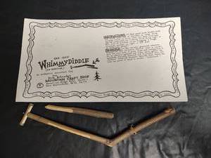 lot 34 image: Gee-Haw Whimmy Diddle Authentic Mountain Toy