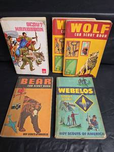 lot 339 image: Boy Scouts of America Handbook and Cub Scout Books Collection