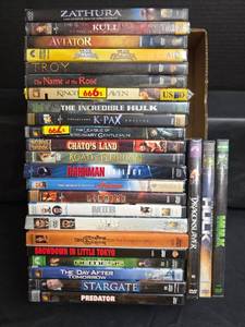 lot 344 image: DVD Movie Collection Bundle - 25 Action Adventure Sci-Fi Films