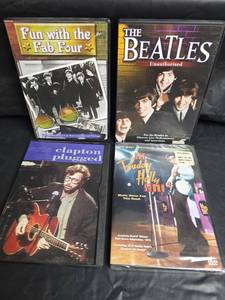 lot 353 image: Classic Rock Music DVD Collection - Beatles, Eric Clapton, Buddy Holly