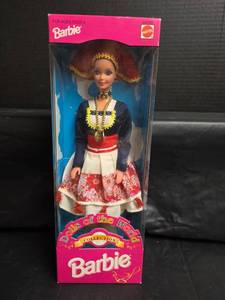 lot 398 image: Mattel Barbie Dolls of the World Collection Greek  Barbie Doll in Box
