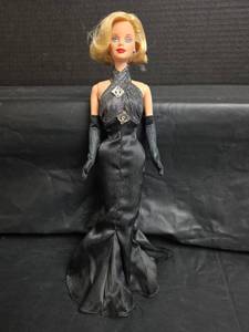 lot 399 image: Barbie Doll in Black Evening Gown with Gloves