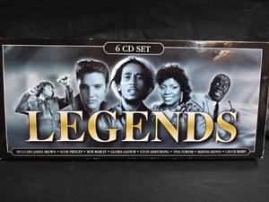 lot 431 image: Legends 6 CD Set Music Compilation