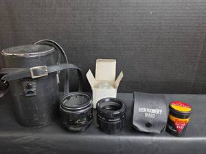 lot 461 image: Classic Camera Equipment Set with Lens and Accessories