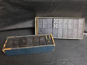 lot 464 image: Classic Dominoes Sets- Double 6 and Double 9