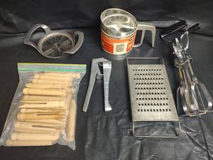 lot 576 image: Vintage Kitchen Utensils