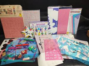 lot 581 image: Scrapbooking Paper and Craft Tools