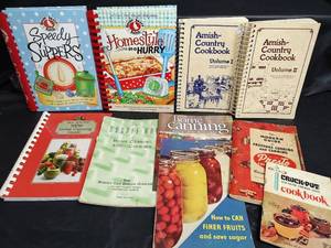 lot 636 image: Cookbooks and Home Canning Guides