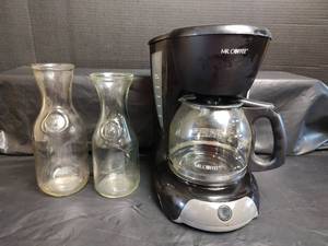 lot 673 image: Mr. Coffee 12c. Coffee Maker with Glass Carafes