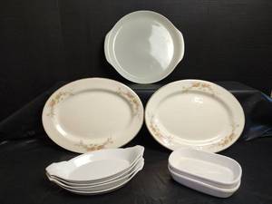 lot 675 image: Porcelain Serving Dishes