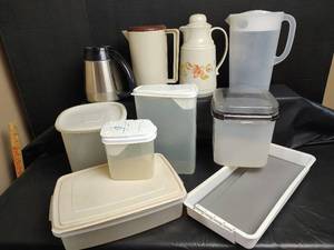 lot 680 image: Kitchen Storage Containers and Pitchers