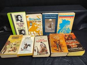 lot 735 image: Native American History and Western Literature Books