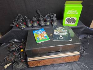 lot 796 image: Atari Video Computer System Console with Controllers and Accessories