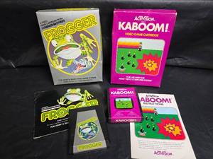 lot 798 image: Atari Game Collection - Frogger and Kaboom Complete in Box