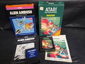 lot 800 image: Atari Game Collection - Alien Ambush and Berzerk Complete in Box