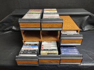 lot 873 image: Cassette Tape Collection with Storage Boxes