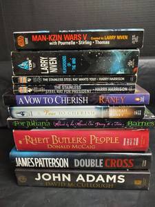 lot 893 image: Mixed Fiction Books - Science Fiction, Romance, Biography