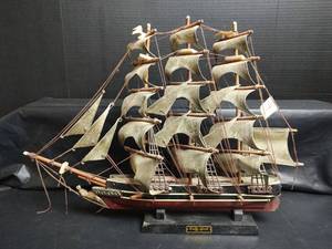 lot 896 image: Cutty Sark Tall Ship Model with Fabric Sails, See Pics for Dimensions