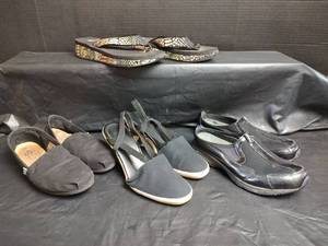 lot 911 image: Womens Shoes - Casual Flats, Heels, and Loafers, See pictures for sizes