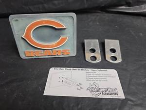 lot 948 image: Chicago Bears NFL Hitch Cover with Hardware