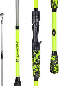 lot 3810 image: Sougayilang IM7 Graphite Fishing Rods, Casting & Spinning, 2-Piece