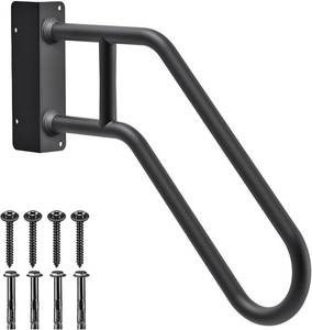 lot 3829 image: $50 SELEWARE Heavy Duty 28 Outdoor Handrails for 1-3 Step, Non-Slip