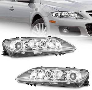 lot 3830 image: $160 WEELMOTO Headlights for 2006-2008 Mazda 6 with Fog Lights