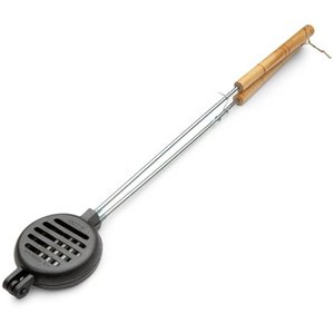 lot 3838 image: Hamburger Campfire Iron - Handheld Burger Grill by Old Mountain