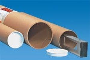 lot 3897 image: 3 X 36 Cardboard Shipping Tube (1)