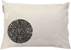 lot 3904 image: $80 Beans72 Organic Buckwheat Pillow - TwinStandard Size (20 x 26)