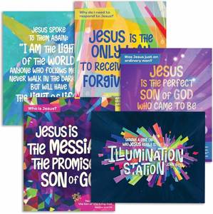 lot 3909 image: Lifeway Kids VBS 2026 Illumination Station Visual Pack 8 Posters