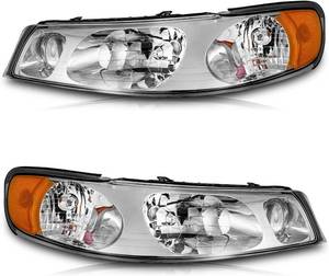 lot 3914 image: $173 WEELMOTO Headlights for 1998-2002 Lincoln Town Car 4-Door Halogen