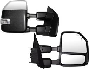 lot 3918 image: $233 Ford Towing Mirrors for F-250-550, Heated Power Signal, 17-20