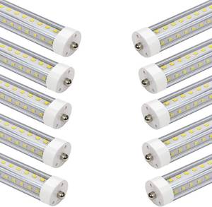 lot 3919 image: $150 4ft T8 LED Tube 36W 3600lm 6500K FA8, Ballast Bypass, 10-Pack