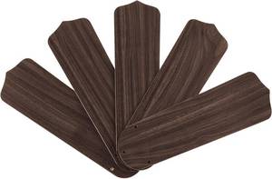 lot 3936 image: $56 5 Packs of FIVE Dark Ceiling Fan Replacement Blades for 52Inch Fans