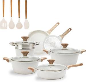 lot 3961 image: $120 Country Kitchen Non-Stick Cast Aluminum Cookware Set, 15 Pc