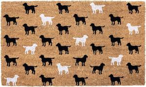 lot 4029 image: NIKKY HOME Coir Doormat Non-Slip Front Door Mat - Dog - 17x30